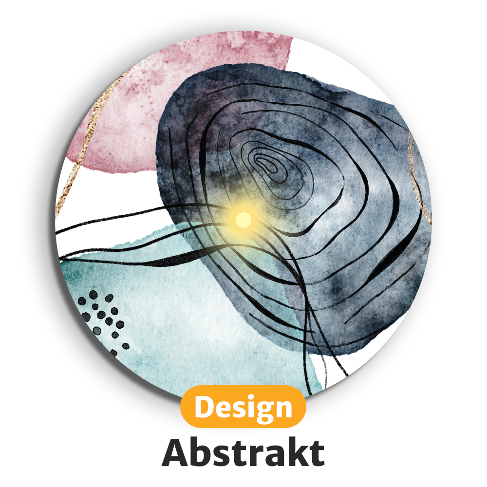 Leuchtende LED-Untersetzer mit gratis Ersatzbatterien