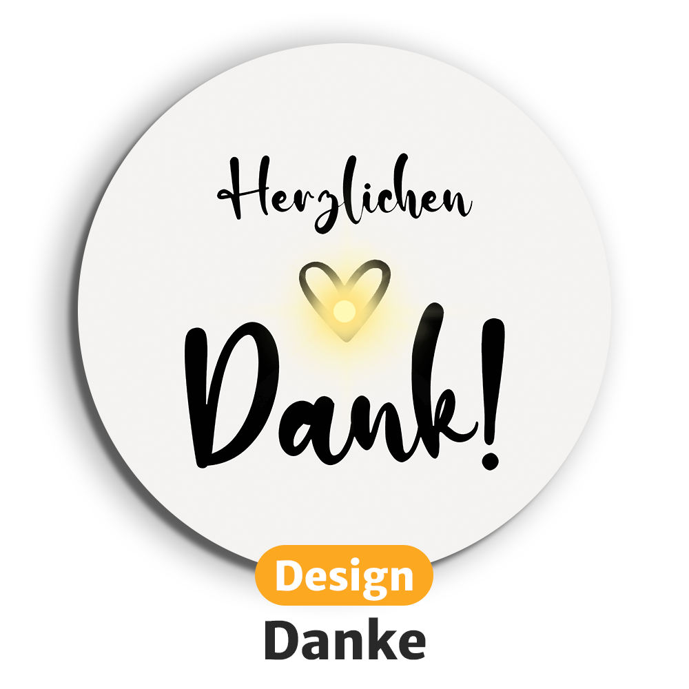 Leuchtende LED-Untersetzer mit gratis Ersatzbatterien