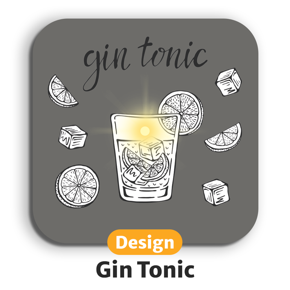 Leuchtende LED-Untersetzer mit gratis Ersatzbatterien