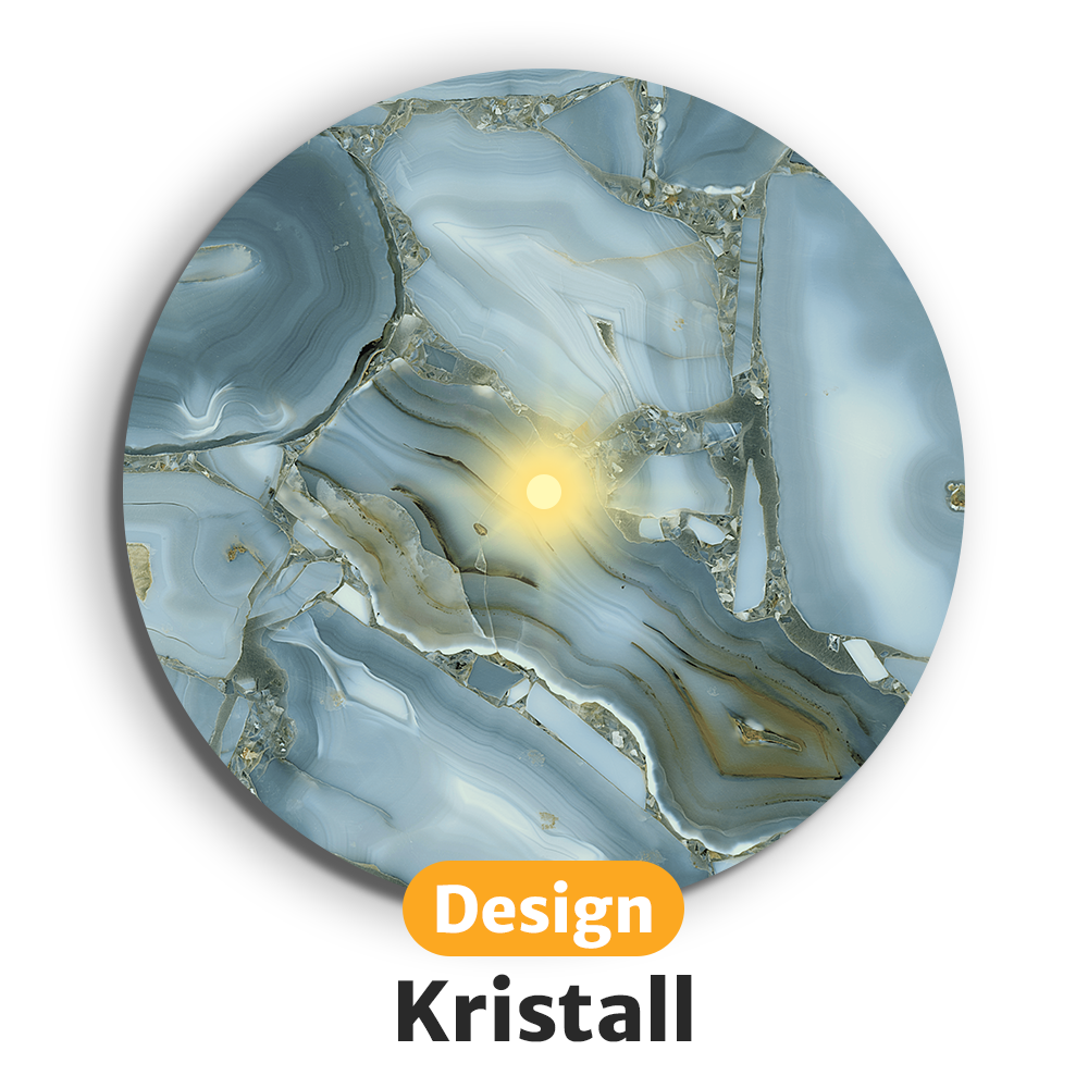 Leuchtende LED-Untersetzer mit gratis Ersatzbatterien