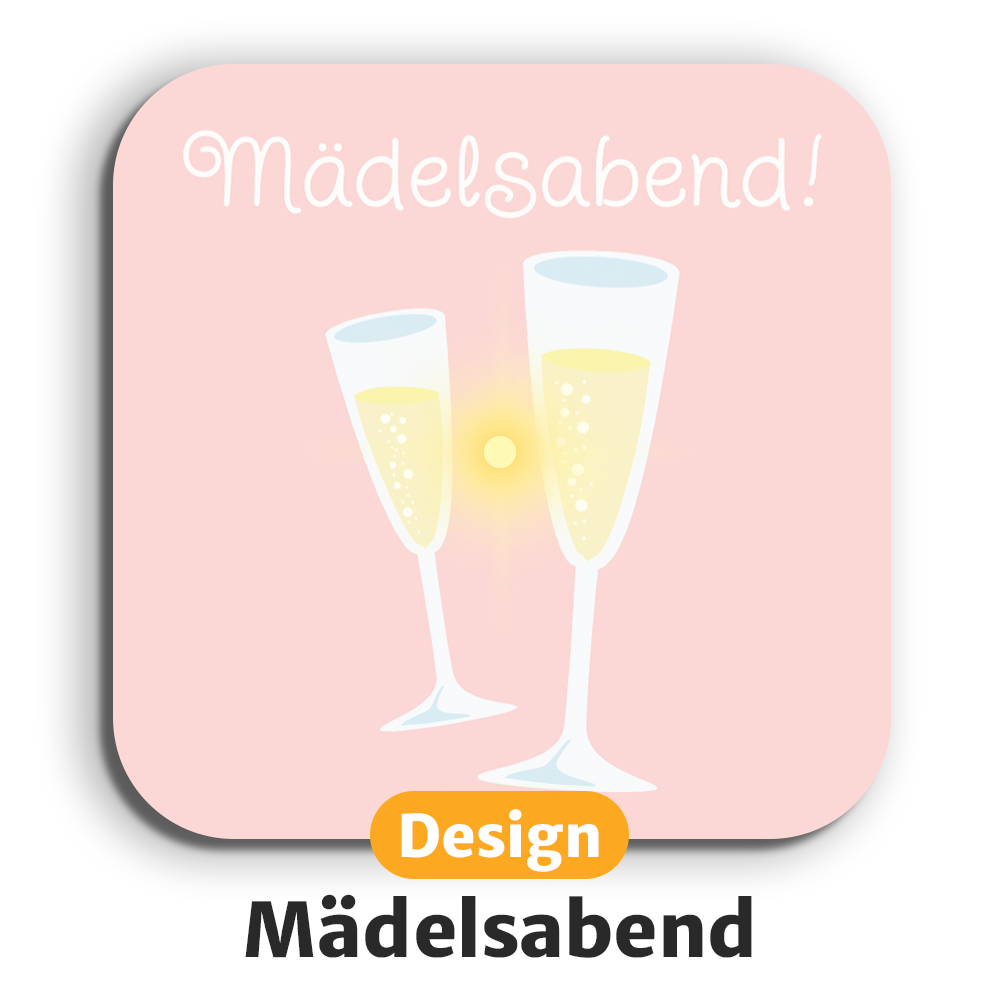 Leuchtende LED-Untersetzer mit gratis Ersatzbatterien