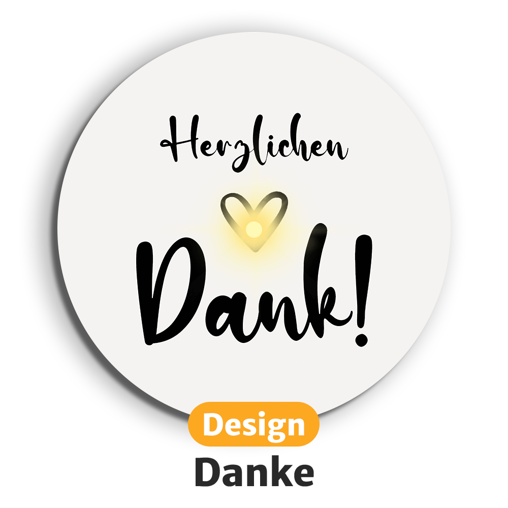 Leuchtende LED-Untersetzer mit gratis Ersatzbatterien