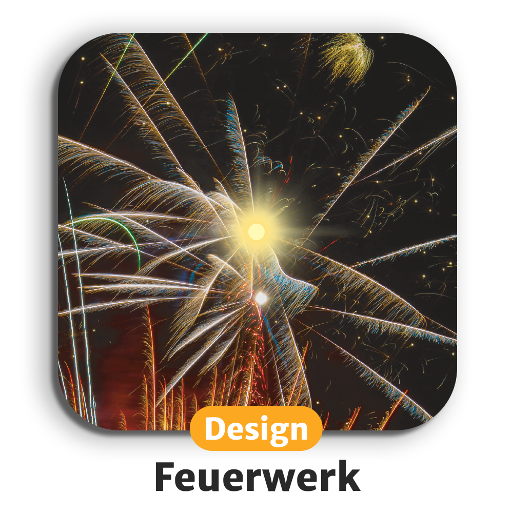 Leuchtende LED-Untersetzer mit gratis Ersatzbatterien