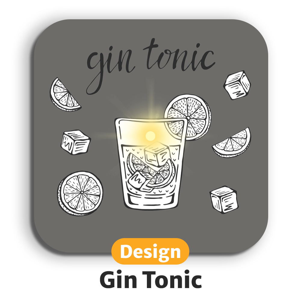 Leuchtende LED-Untersetzer mit gratis Ersatzbatterien