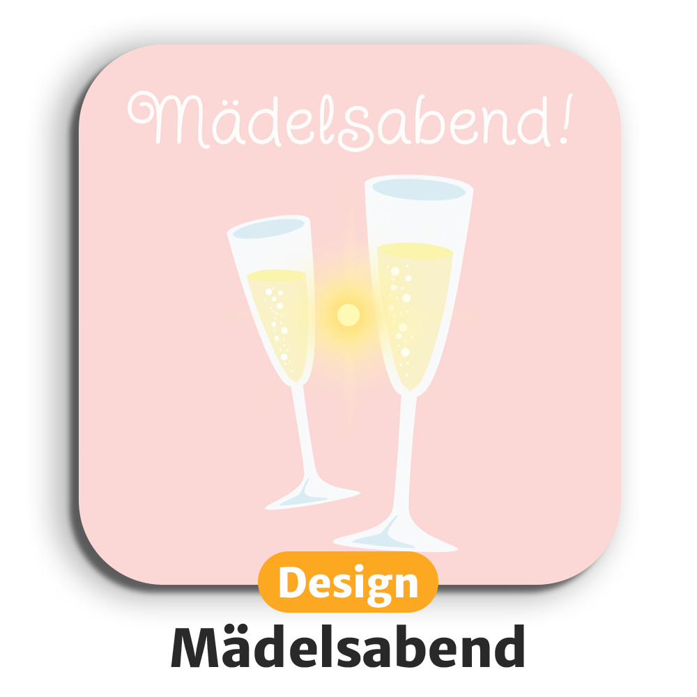 Leuchtende LED-Untersetzer mit gratis Ersatzbatterien