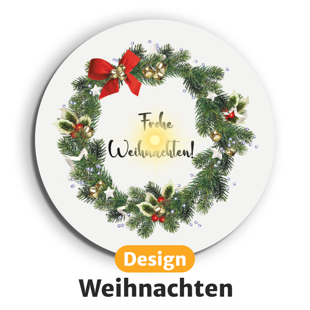 Leuchtende LED-Untersetzer mit gratis Ersatzbatterien