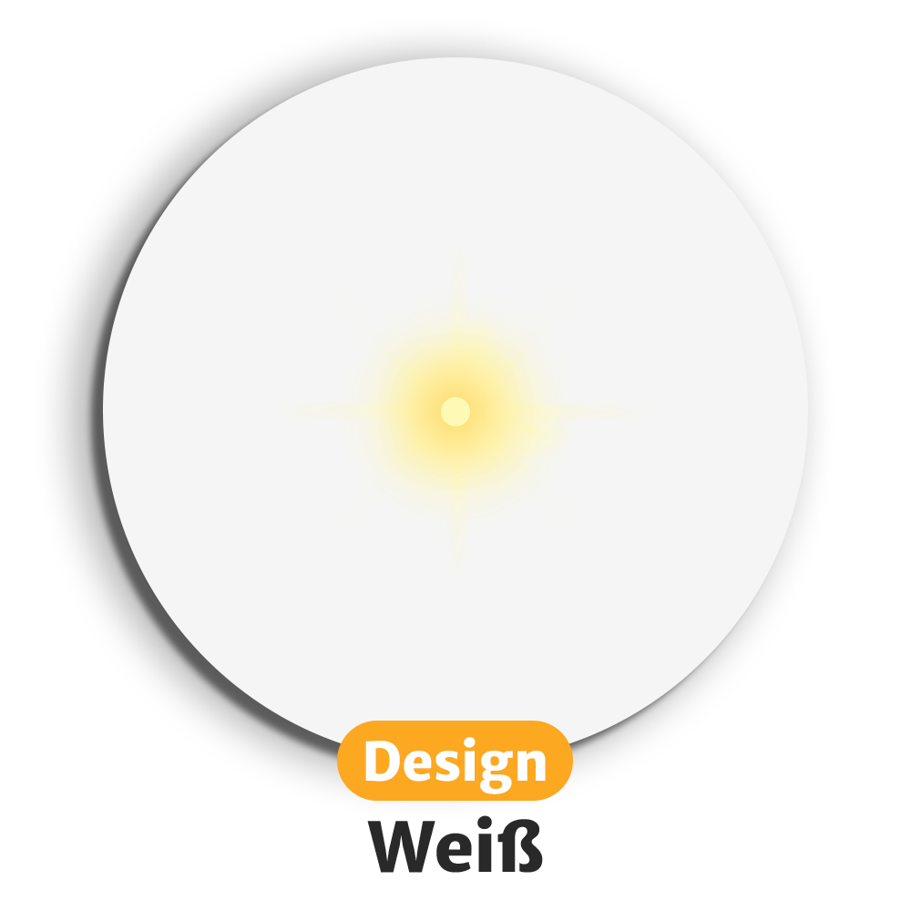 Leuchtende LED-Untersetzer mit gratis Ersatzbatterien