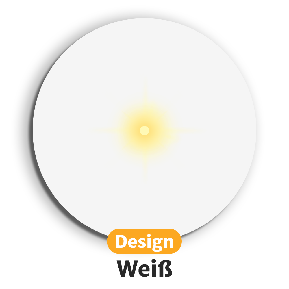 Leuchtende LED-Untersetzer mit gratis Ersatzbatterien